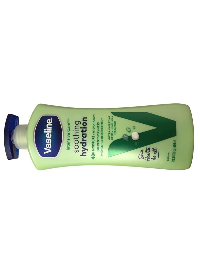 Vaseline Intensive Care Non Greasy Body Lotion with Aloe Soothe for Dry Skin, 600ml - Image 3